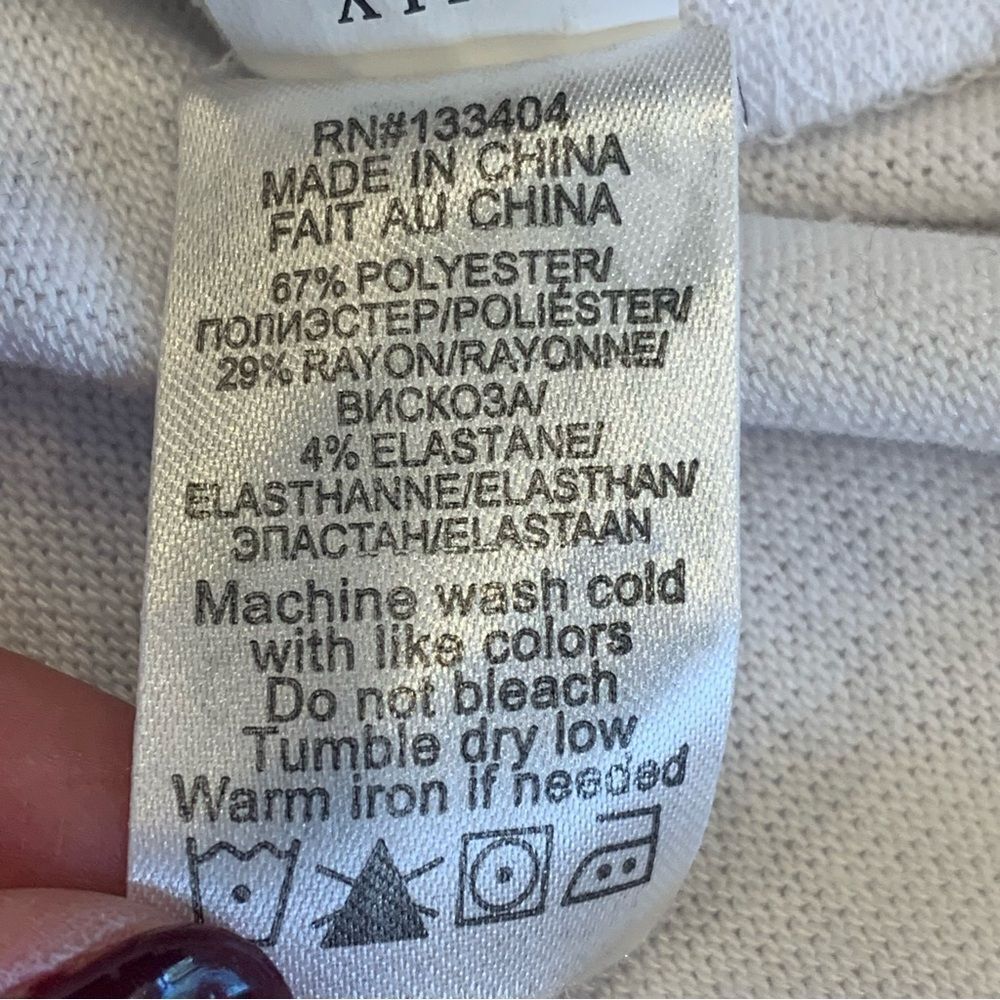Eden Ruth Open Front Cardigan White Size Small - Picture 7 of 9